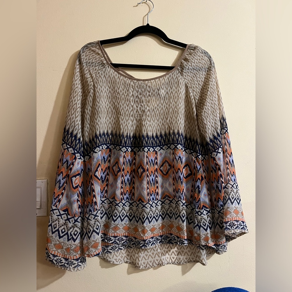 Charming charlie bohemian blouse